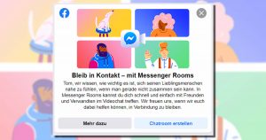 Facebook launches “Messenger Rooms”