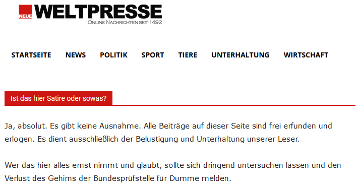 Immer noch Satire: Der EU-Standard-Chip EPS anstatt Personalausweis – mimikama.org Quelle: Neue Weltpresse