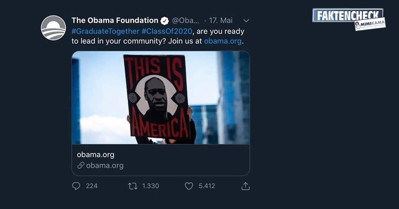 Obama Foundation Tweet