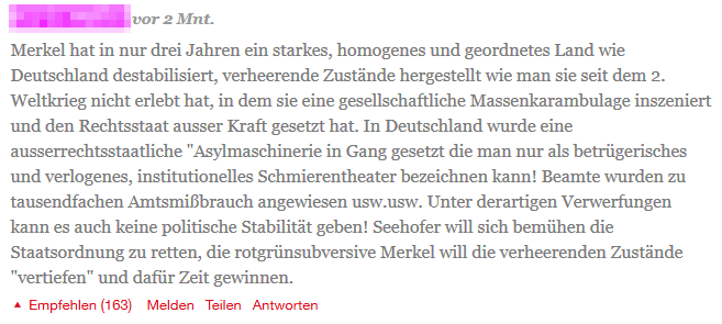 Ein Leserkommentar