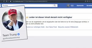 Facebook löscht Trump-Post mit Nazi-Symbol