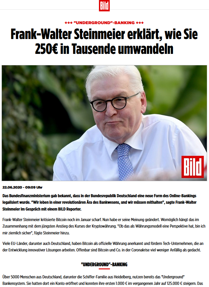 This is not a real page of BILD!