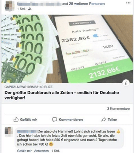 Kein Durchbruch, sondern Bitcoin-Spam