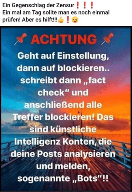 Bots damit blocken?