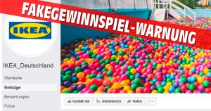 Die Facebook-Seite „IKEA_Deutschland“ gehört nicht zu Ikea