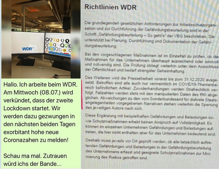 Ein Mitarbeiter des WDR?