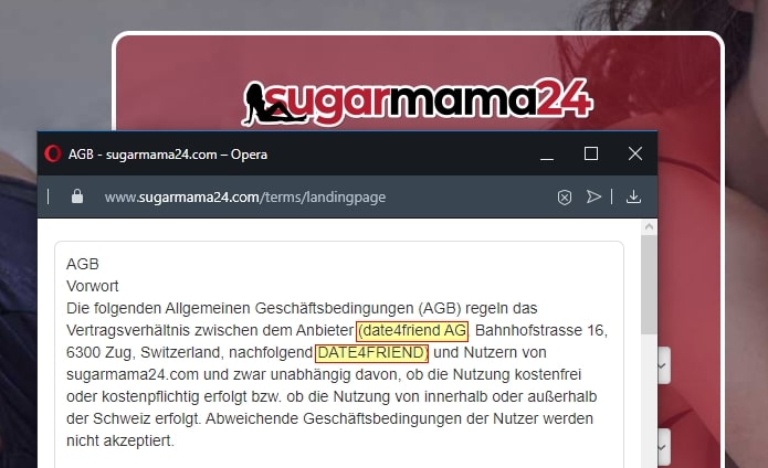 Attraktive Frauen locken Facebooknutzer in eine dubiose WhatsApp-Gruppe – mimikama.org Screenshot: AGB / DATE4FRIEND