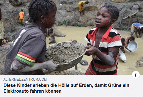 Facebookvorschau eines Artikel, der die Grünen bezichtigt