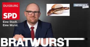 Bratwurst & Duisburg: Nein, dieses Sharepic stammt nicht von der SPD