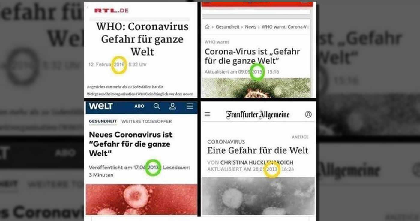 "Coronavirus seit Jahren bekannt!" - Echt jetzt?