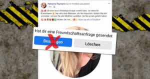 Attraktive Frauen locken Facebooknutzer in eine dubiose WhatsApp-Gruppe