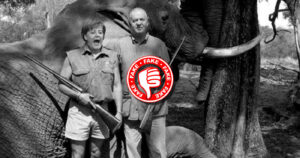 Merkel auf Elefantenjagd – Ein echter „Photoshop-Philipp“!
