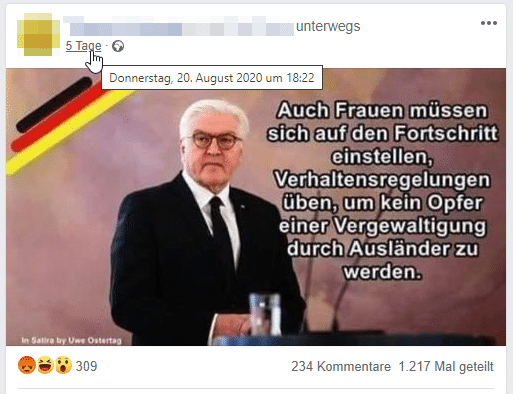 Steinmeier Zitat ist ein Fake!