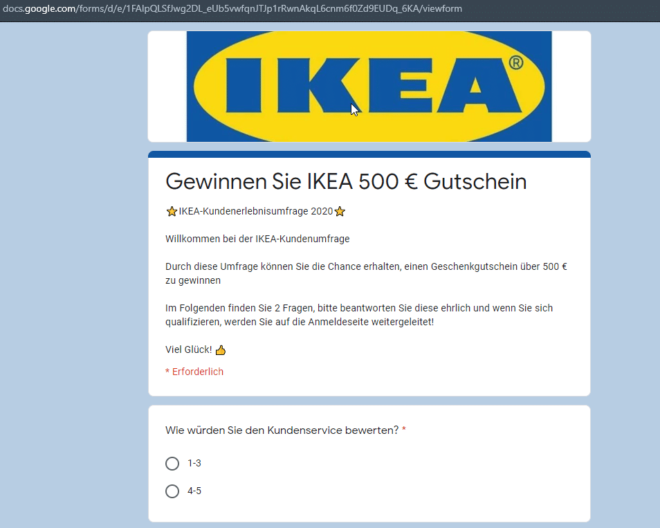 Vorsicht bei Ikea-Gewinnspielen via Facebook – mimikama.org