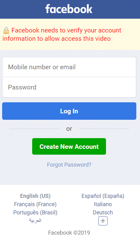 Screenshot der gefälschten Login-Maske Screenshot der gefälschten Login-Maske