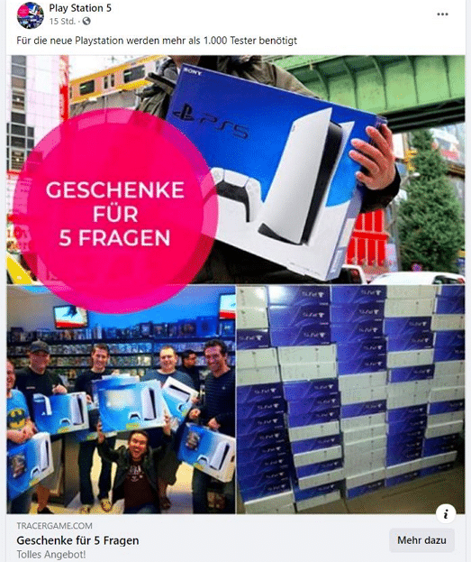 Die PlayStation 5 kommt - und mit ihr falsche Gewinnspiele! – mimikama.org PlayStation 5-Tester gesucht