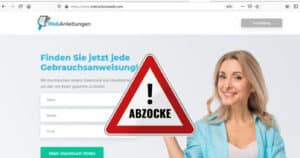 instructionsweb. com führt in Abo-Falle