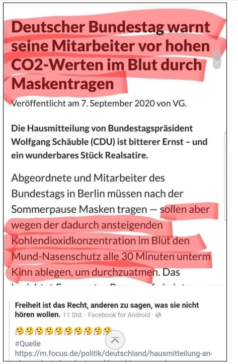 Bundestag warnte Mitarbeiter nicht vor zu langem Tragen von Masken – mimikama.org Bundestag. Hinweis: Die Wiedergabe einzelner Bilder oder Videosequenzen dient zur Auseinandersetzung mit dem Thema.