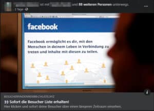 Screenshot des angefragten Profile Viewer Screenshot des angefragten Profile Viewer
