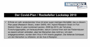 Operation Lockstep – Ein geheimer Rockefeller-Plan für COVID-19? (Faktencheck)