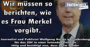 Faktencheck: „Wir müssen so berichten, wie es Frau Merkel vorgibt“