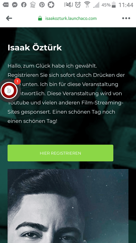 Das bekannte Gesicht soll Vertrauen schüren Das bekannte Gesicht soll Vertrauen schüren