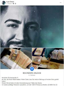 Gefälschtes Profil im Namen von Isaak Öztürk Gefälschtes Profil im Namen von Isaak Öztürk