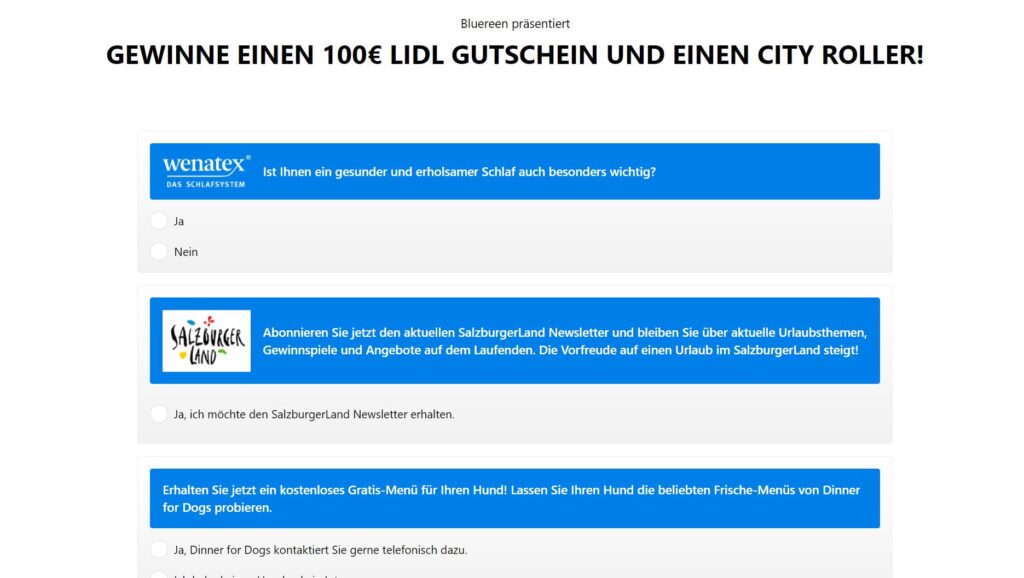 Lidl Gewinnspiel E-Scooter (City-Roller) und 100,- Euro Gutschein – mimikama.org