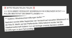 Ermittlungen wegen sexuellem Missbrauch in Koblenzer Kita