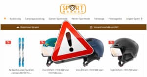 Vorsicht vor dem Fake-Shop sport-monkey. de!