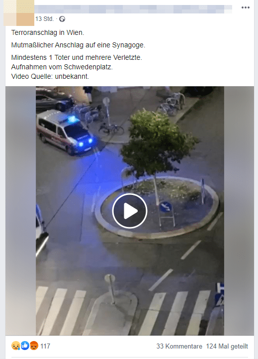 Screenshot Facebook