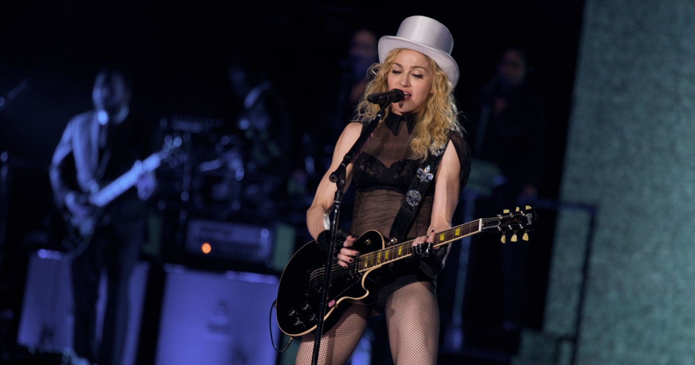 Madonna performed auf einem Konzert