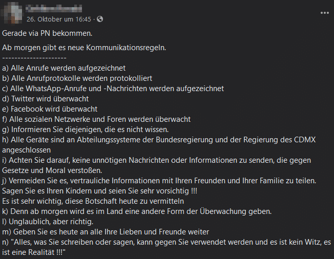 Neue Kommunikationsregeln?
