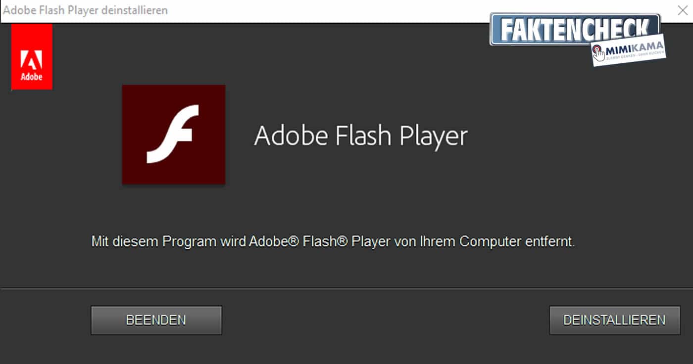 Bald ist Schluss: Zeit, den Adobe Flash Player zu deinstallieren!