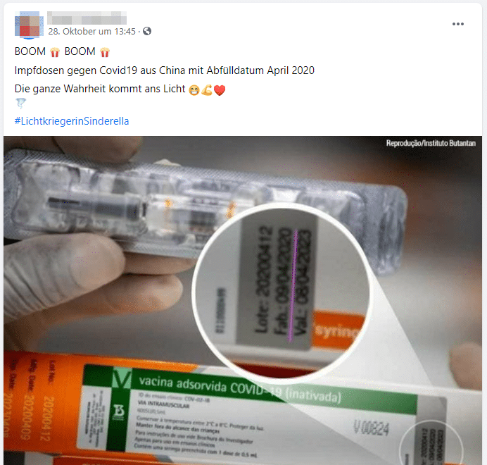 Impfdosen gegen das Coronavirus mit Abfülldatum April 2020? Der Faktencheck! – mimikama.org Faktencheck Impfdosen