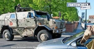Nein, Bundeswehr setzt Corona-Maßnahmen nicht mit Waffengewalt durch