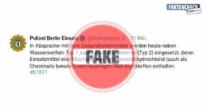 Fake tweets from the Berlin police – There was no order to shoot!