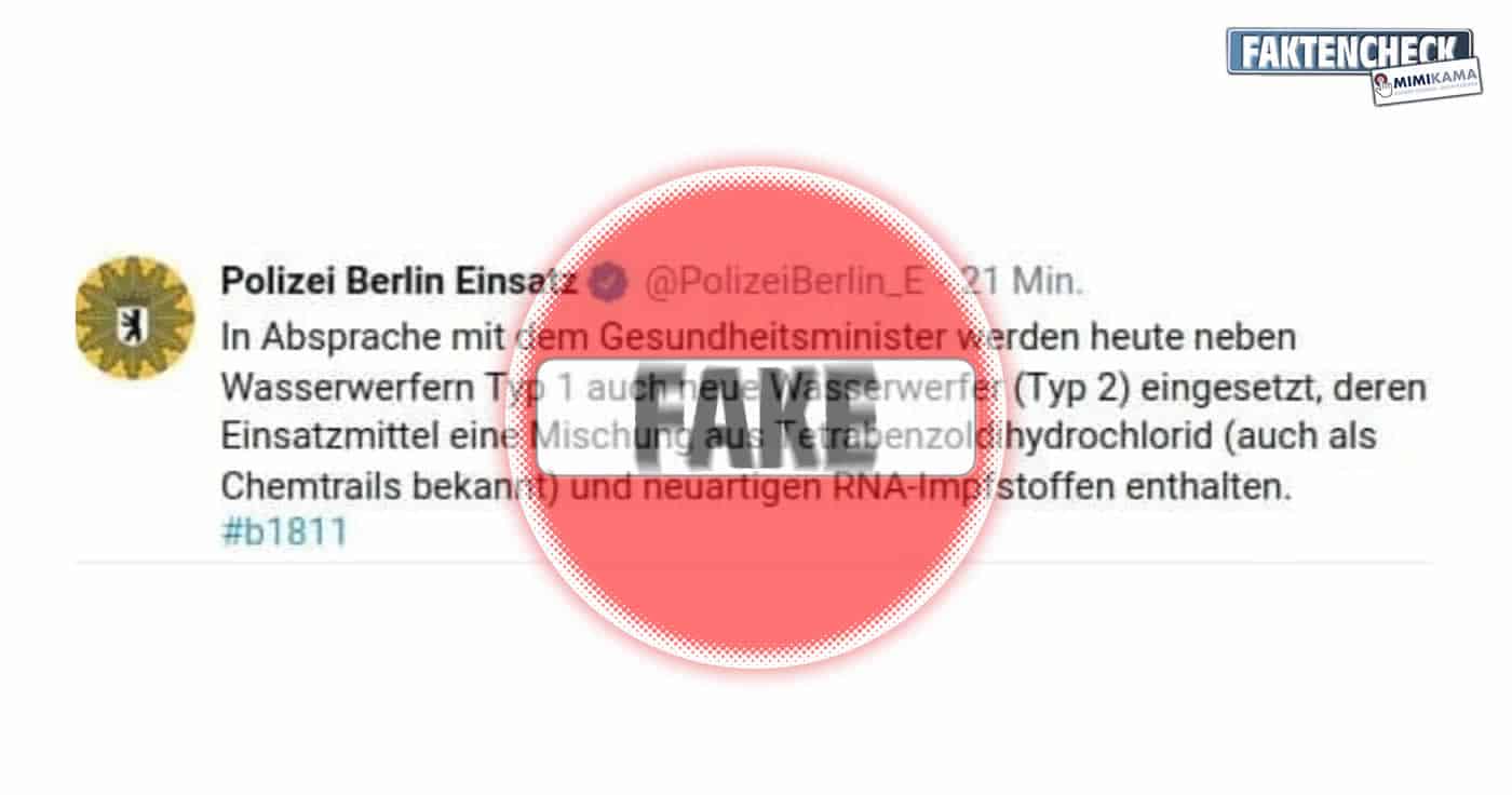 Fake-Tweets der Polizei Berlin - Es gab keinen Schussbefehl!