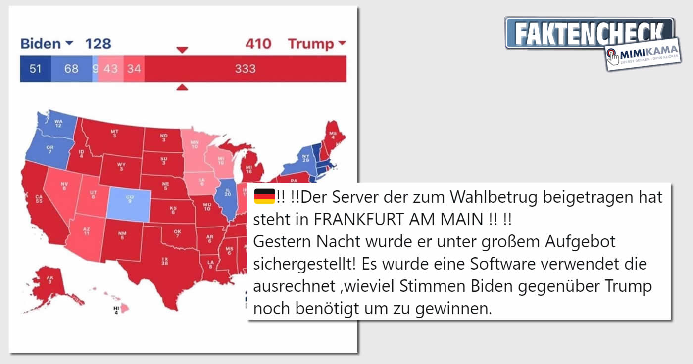 US-Wahl: Deutsche Dominion-Server wurden nicht beschlagnahmt