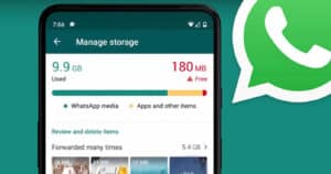 WhatsApp: “Manage Storage” deletes junk data