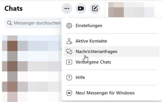 Desktop-Version von Facebook Messenger