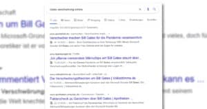 Internet-Suche nach Verschwörungsmythen: Hildmann und Gates weit vorne