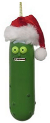 Pickle Rick im Weihnachtsbaum