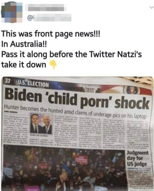 &quot;Biden &#39;Child Porn&#39; Shock&quot; Fact Check