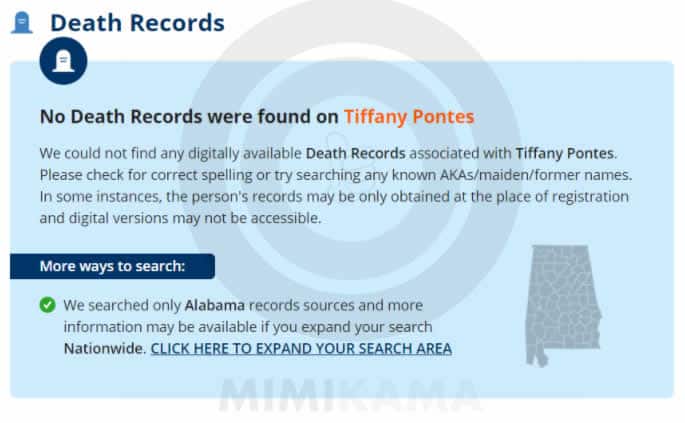 Screenshot / searchquarry.com / Tiffany Pontes