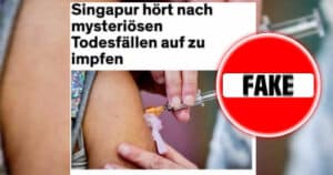 Singapur hat Grippeimpfungen wegen Todesfällen nicht eingestellt