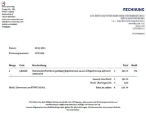 Even if the information about your company is correct, you should not pay this fraudulent invoice!