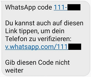 Der WhatsApp-Code