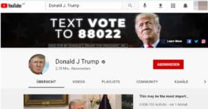 Nach Twitter sperrt nun auch YouTube sein Trump-Konto