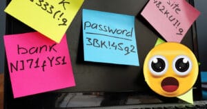 Passwörter frei einsehbar in Corona-Teststraße!